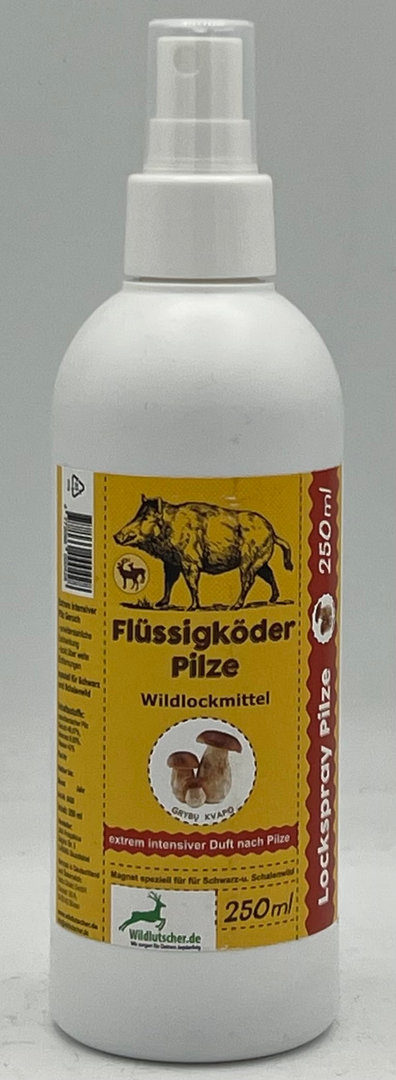 Wildlutscher Flüssigköder / Köderspray Pilz Konzentrat  | lockt, bindet und lenkt Wild