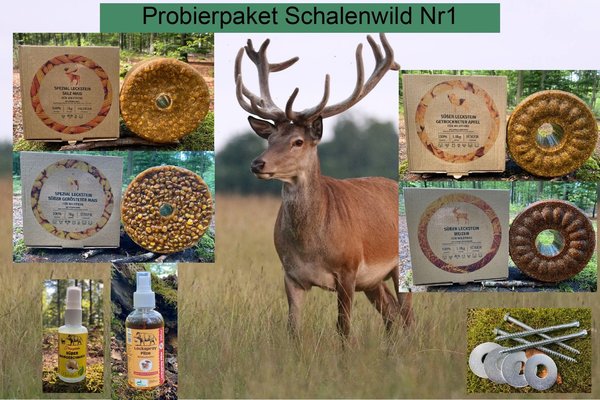 Wildlutscher Probierpaket Schalenwild Nr.1 | lockt, bindet und lenkt Wild