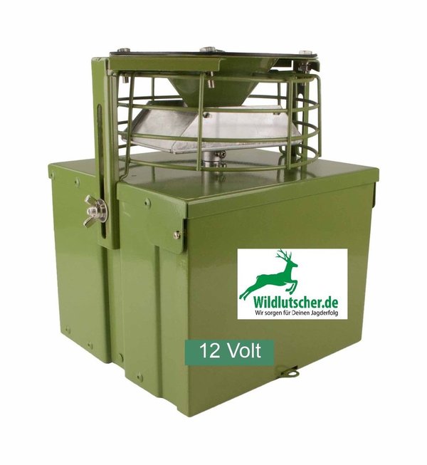 Wildlutscher V.3 Futterstreuer Futterautomat Komplett Kit 12 Volt