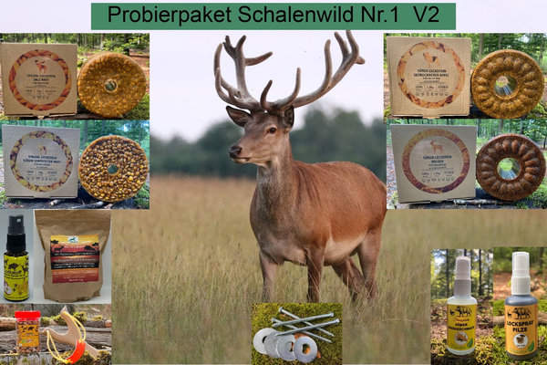 Wildlutscher Probierpaket Schalenwild Nr.1 V2 | lockt, bindet und lenkt Wild