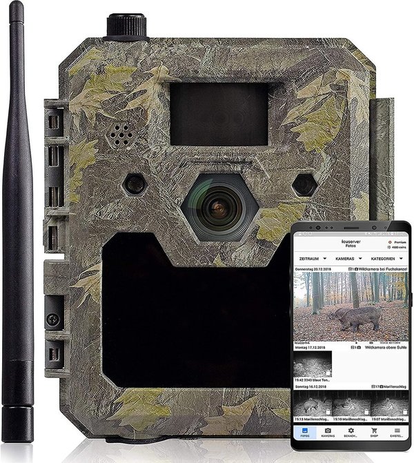 Wildkamera ICU cam4 - 4G / LTE + Spezial Leckstein Mais 3kg